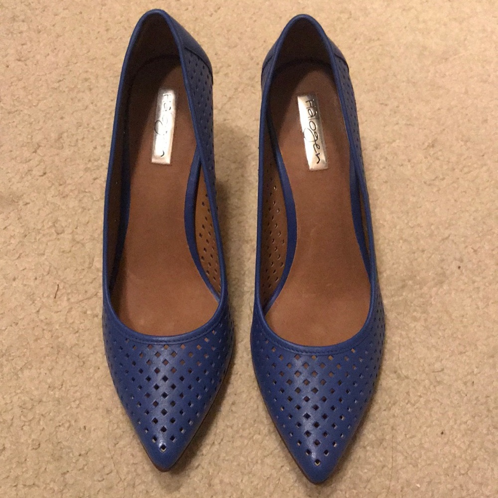 Halogen blue heels size 8